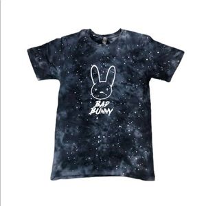 Bad bunny blue tee shirt